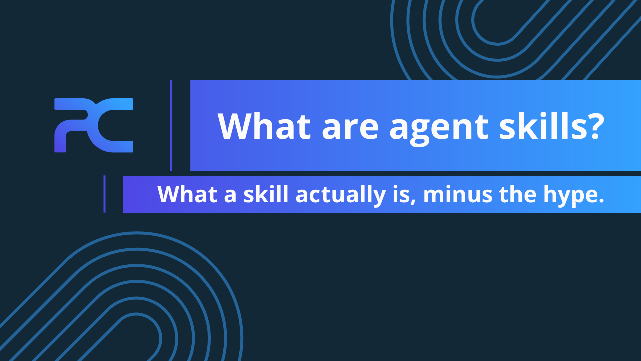 What are agent skills?